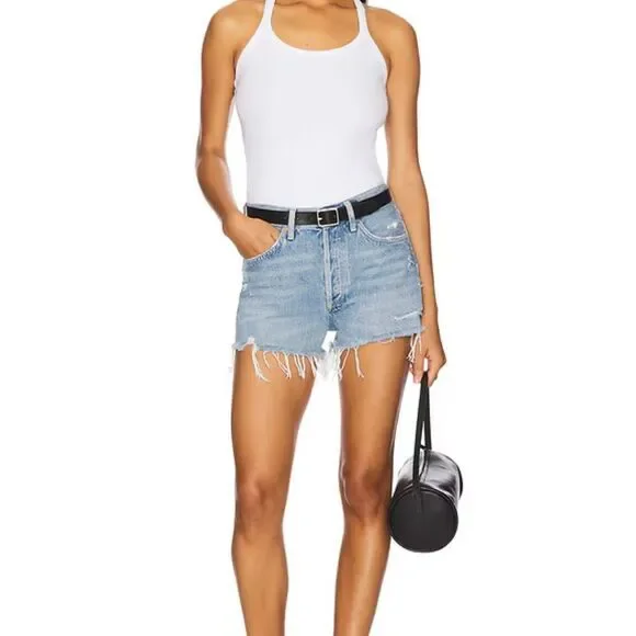 AGOLDE Parker vintage Jean shorts Festival Denim size 28 - Picture 9 of 15